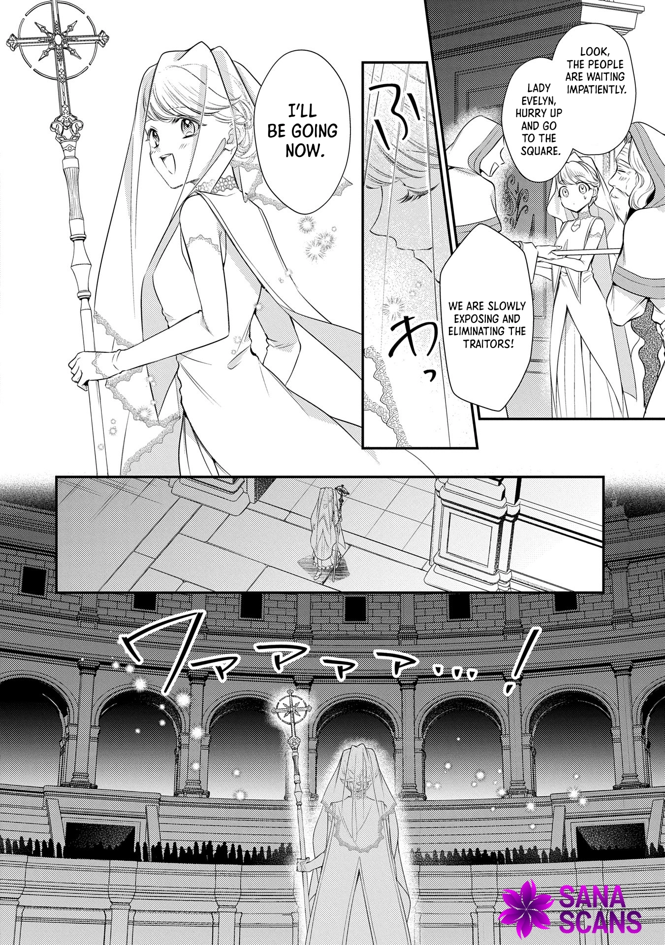 Even Exiled, She's Still the Beloved Saint! St. Evelyn's Weird and Wonderful Friends Chapter 10 - . Page 6