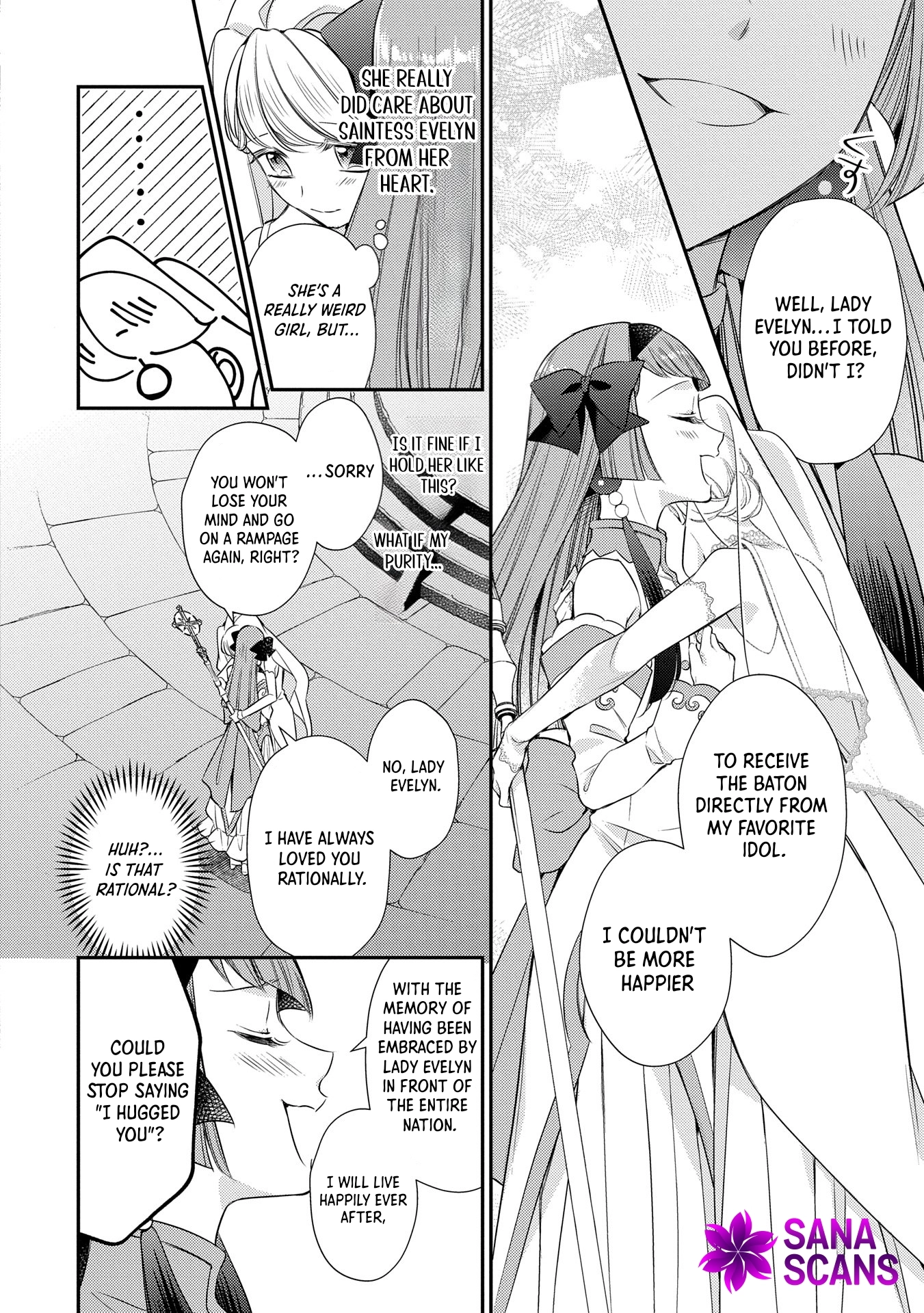 Even Exiled, She's Still the Beloved Saint! St. Evelyn's Weird and Wonderful Friends Chapter 10 - . Page 12
