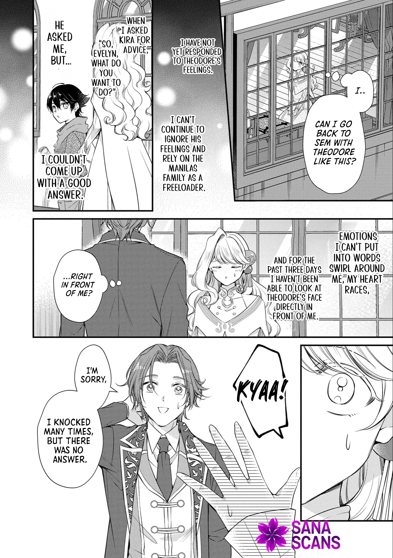 Even Exiled, She's Still the Beloved Saint! St. Evelyn's Weird and Wonderful Friends Chapter 10 - . Page 16