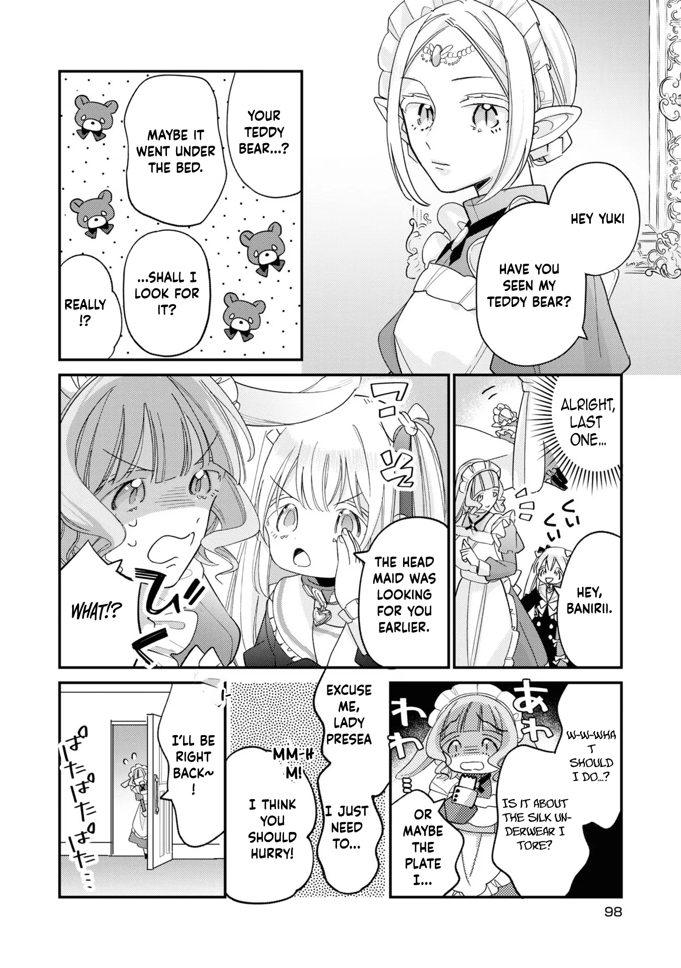Fired as the Saintess, Turned into a Loli, and Became the Demon King’s Pet. Chapter 4 Page 4