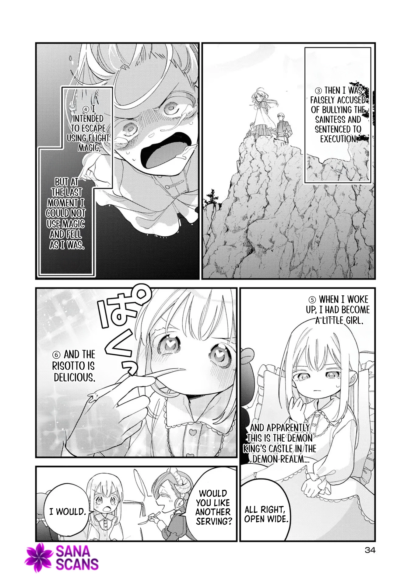 Fired as the Saintess, Turned into a Loli, and Became the Demon King’s Pet. Chapter 2 Page 4