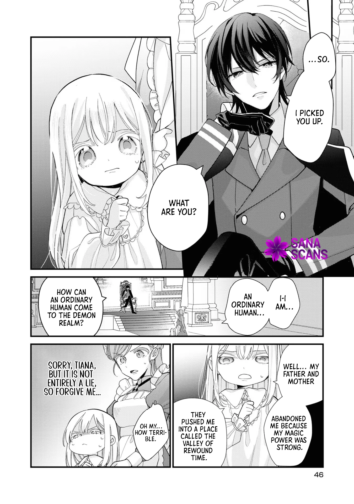 Fired as the Saintess, Turned into a Loli, and Became the Demon King’s Pet. Chapter 2 Page 18