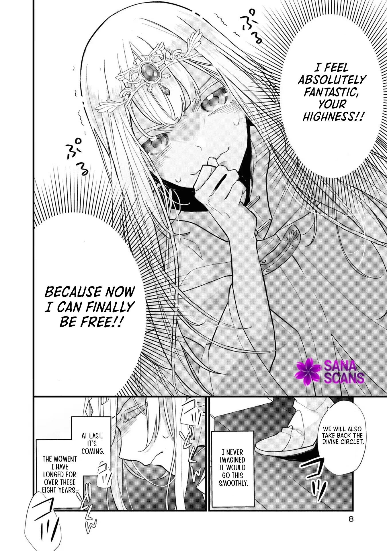 Fired as the Saintess, Turned into a Loli, and Became the Demon King’s Pet. Chapter 1 - . Page 9