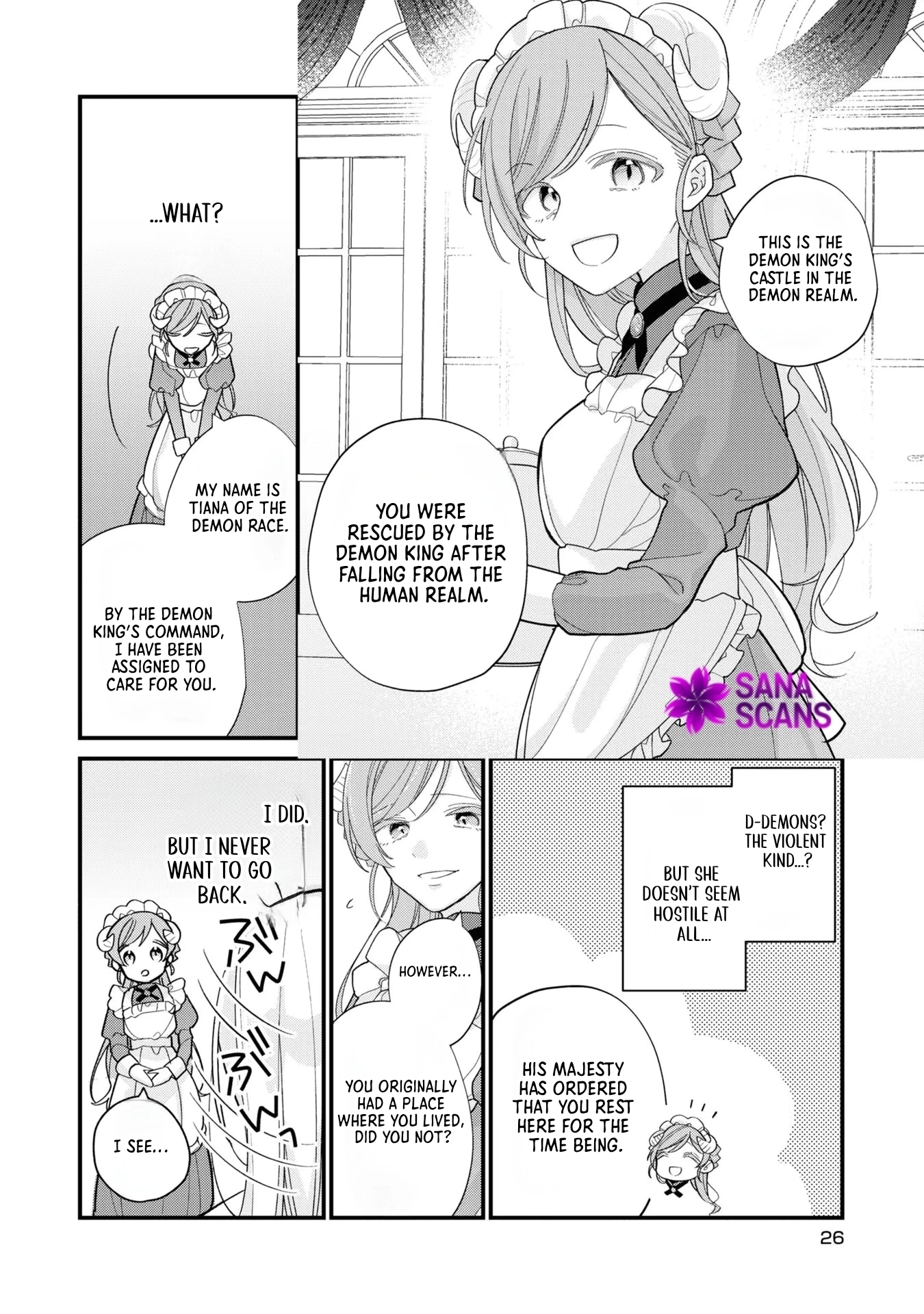 Fired as the Saintess, Turned into a Loli, and Became the Demon King’s Pet. Chapter 1 - . Page 7