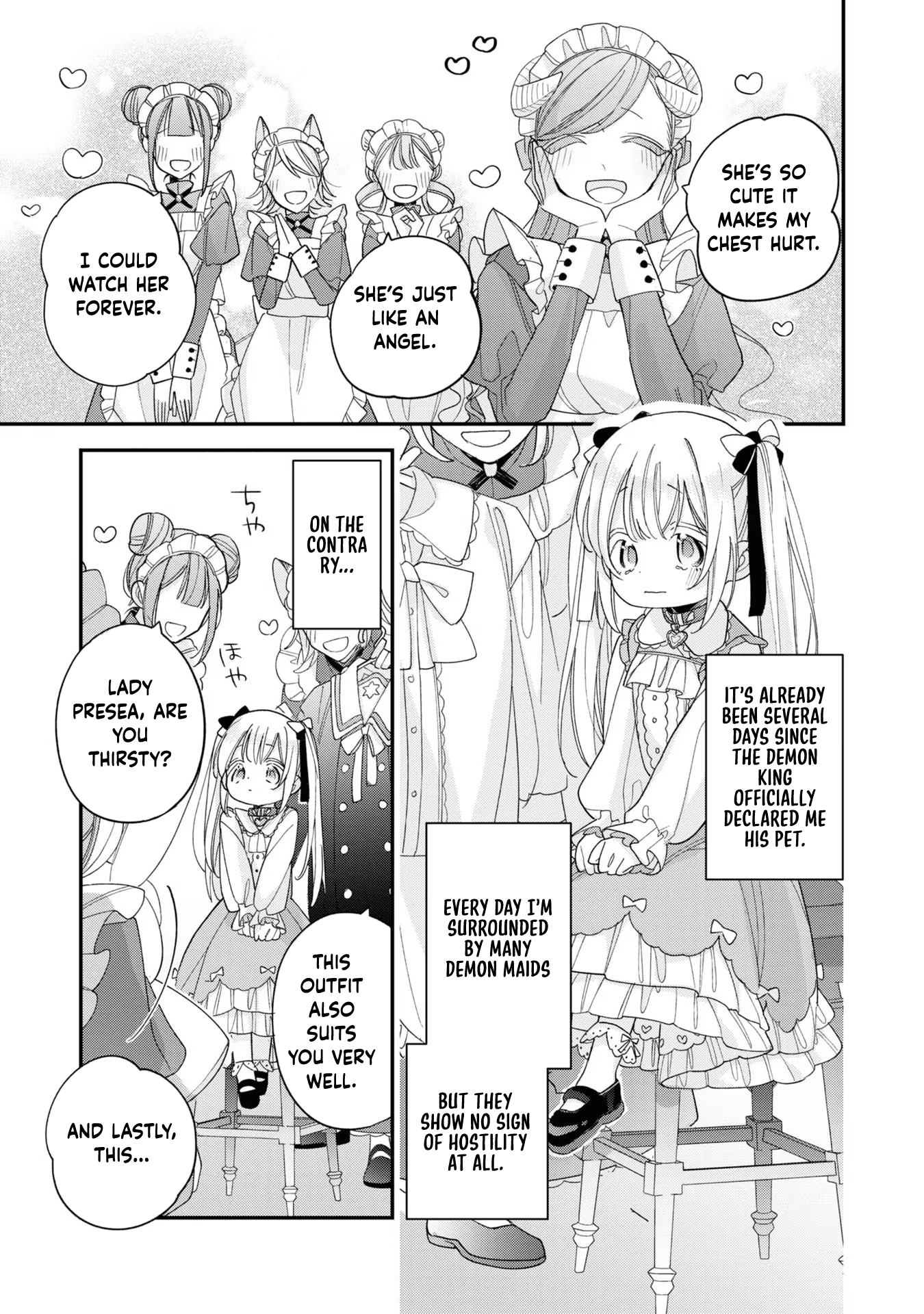 Fired as the Saintess, Turned into a Loli, and Became the Demon King’s Pet. Chapter 3 Page 3