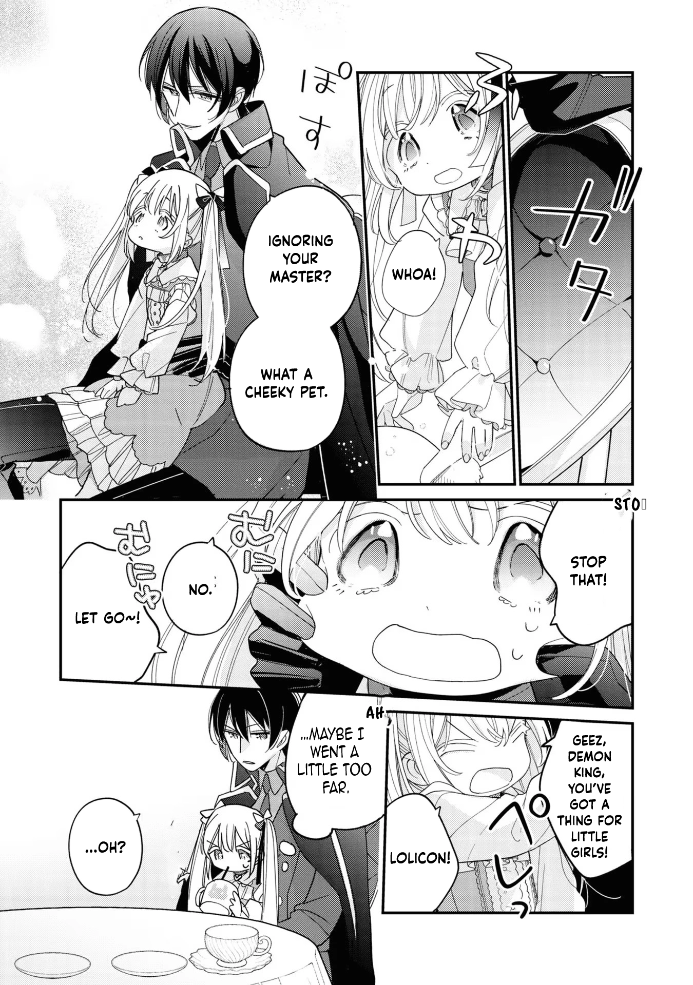 Fired as the Saintess, Turned into a Loli, and Became the Demon King’s Pet. Chapter 3 Page 9