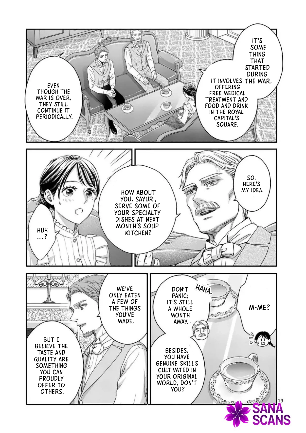 Got summoned to another world by accident, so I’ll just make Japanese sweets. Chapter 4 Page 19