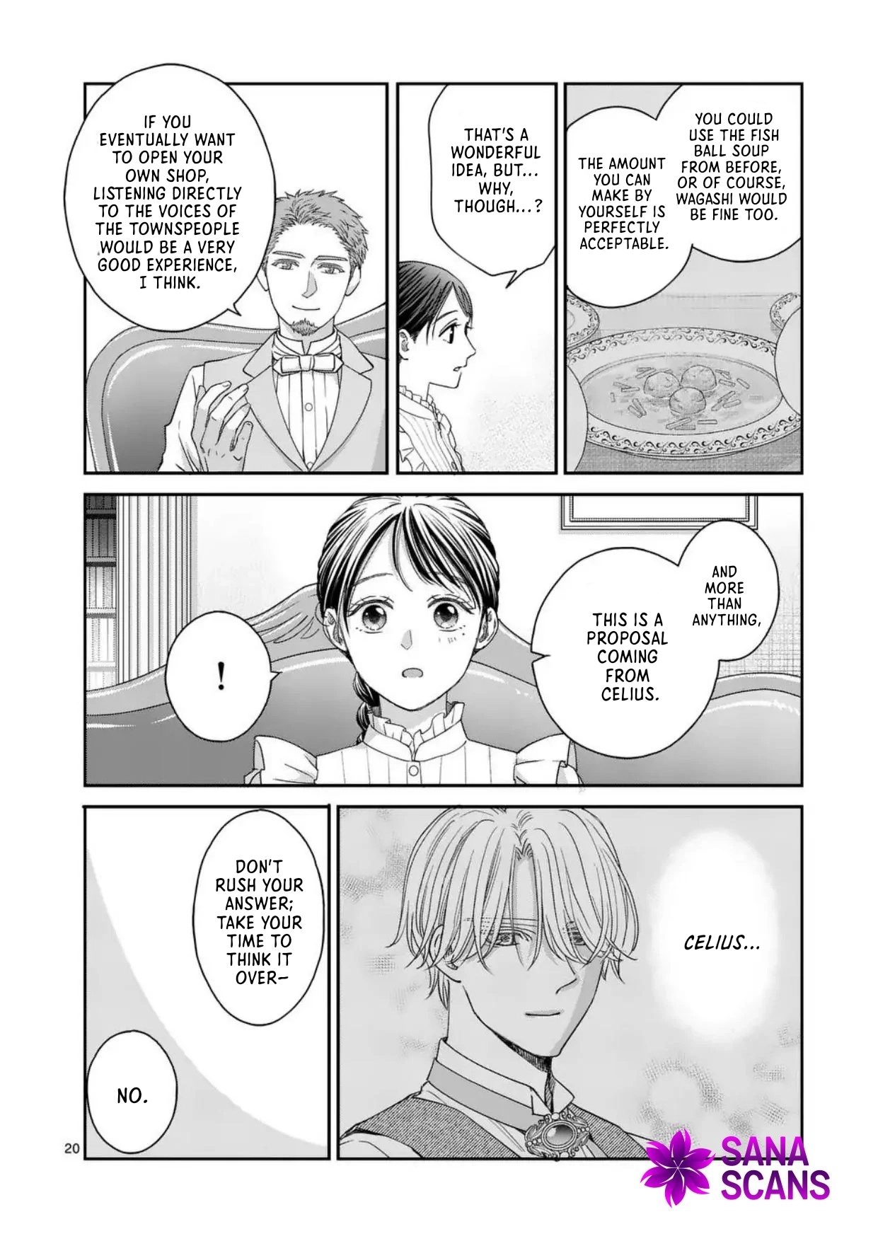 Got summoned to another world by accident, so I’ll just make Japanese sweets. Chapter 4 Page 20