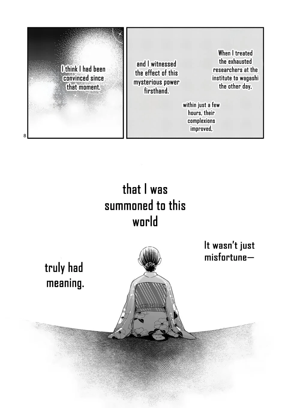 Got summoned to another world by accident, so I’ll just make Japanese sweets. Chapter 11 Page 8