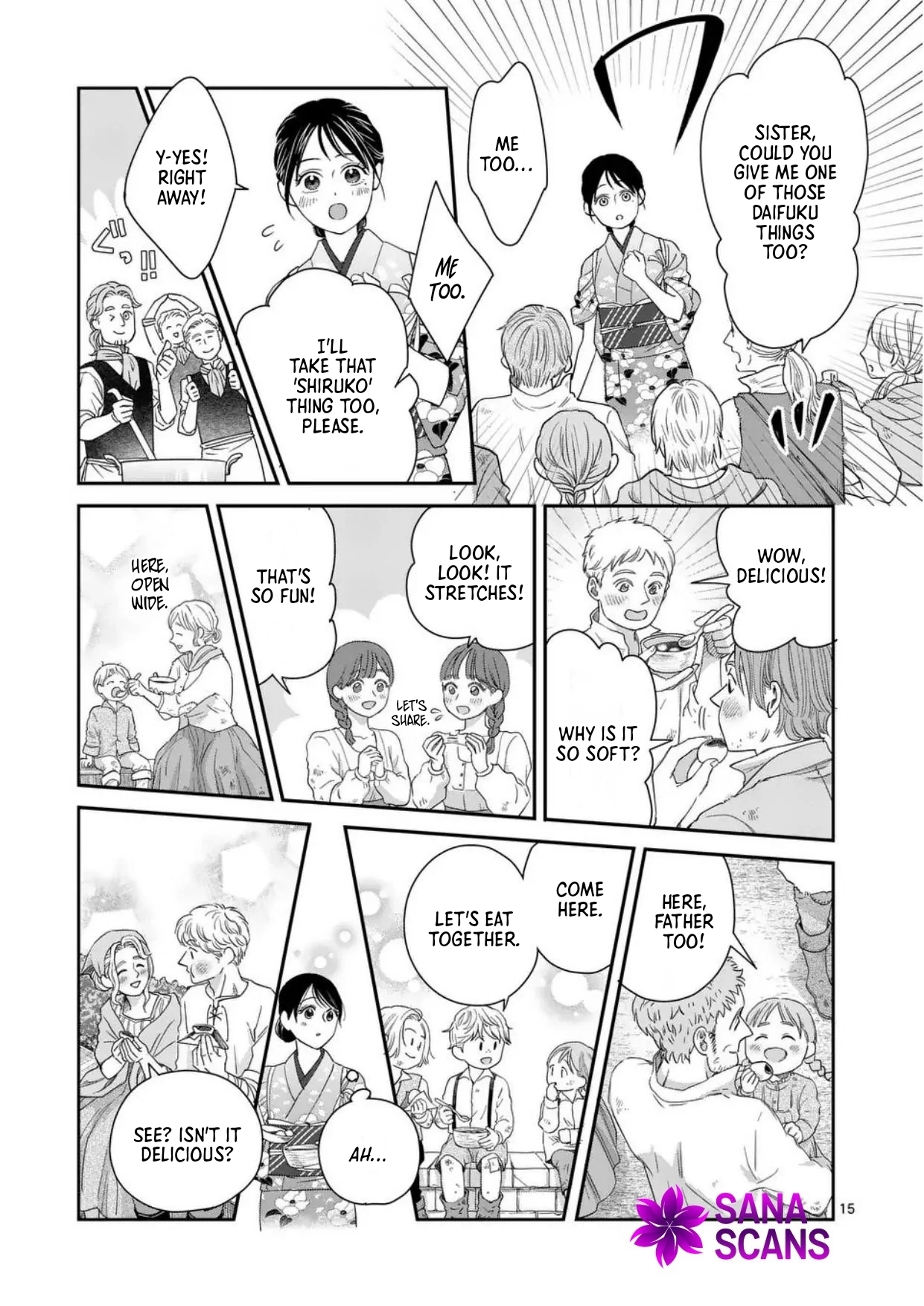 Got summoned to another world by accident, so I’ll just make Japanese sweets. Chapter 5 - ، Page 15