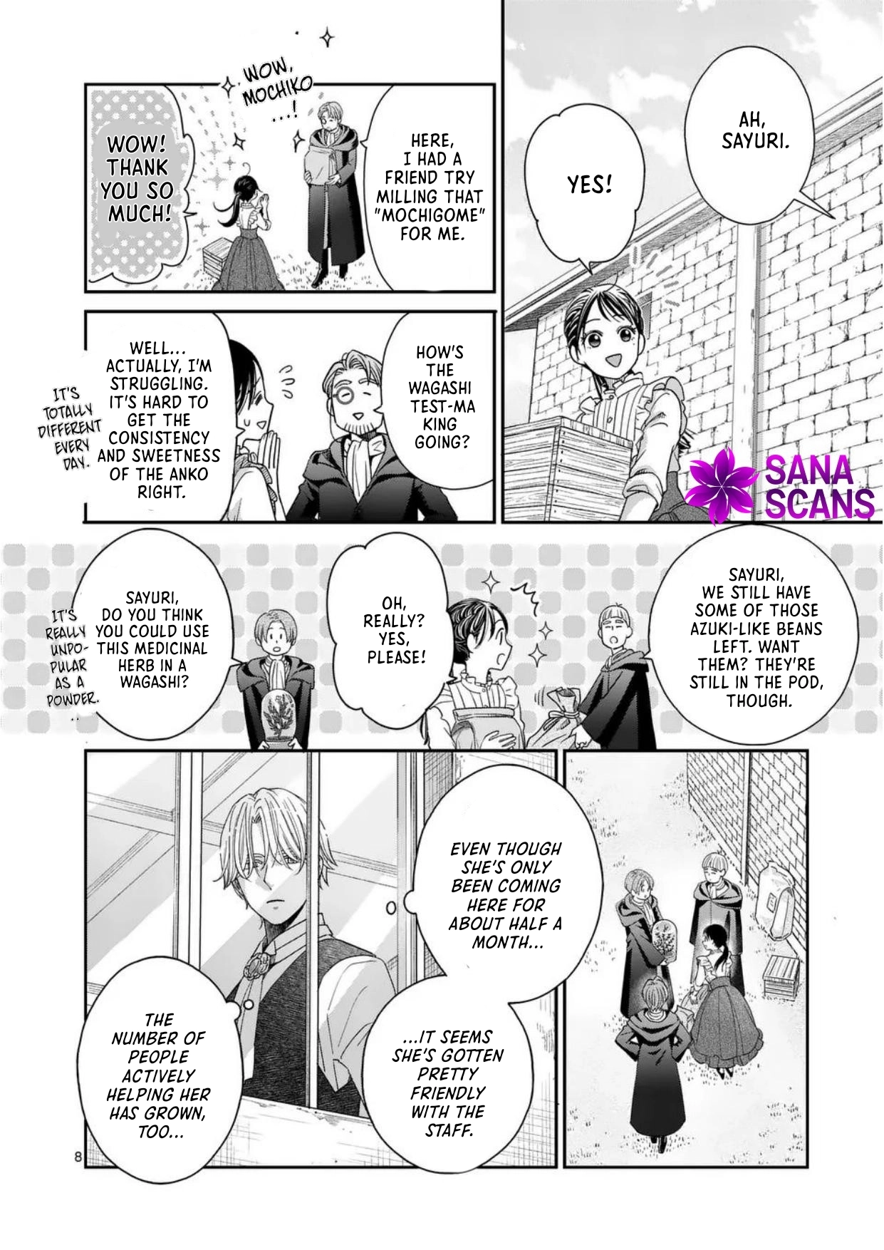 Got summoned to another world by accident, so I’ll just make Japanese sweets. Chapter 3 Page 8