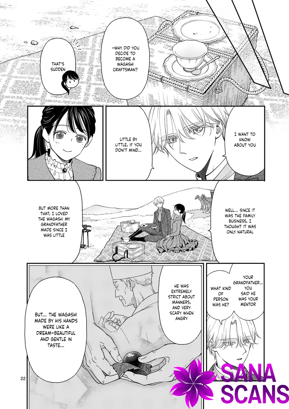 Got summoned to another world by accident, so I’ll just make Japanese sweets. Chapter 14 Page 22