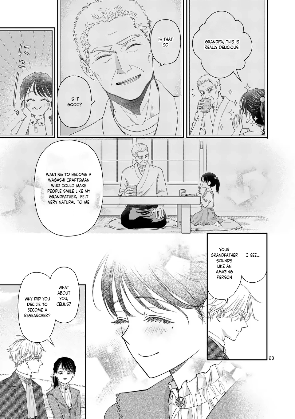 Got summoned to another world by accident, so I’ll just make Japanese sweets. Chapter 14 Page 23