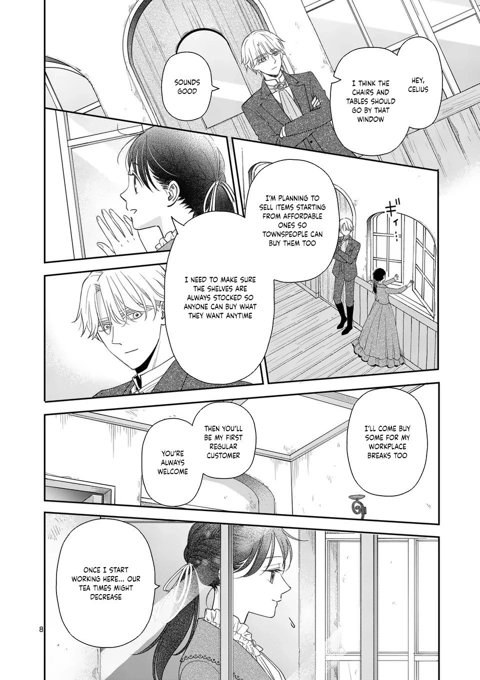 Got summoned to another world by accident, so I’ll just make Japanese sweets. Chapter 14 Page 8