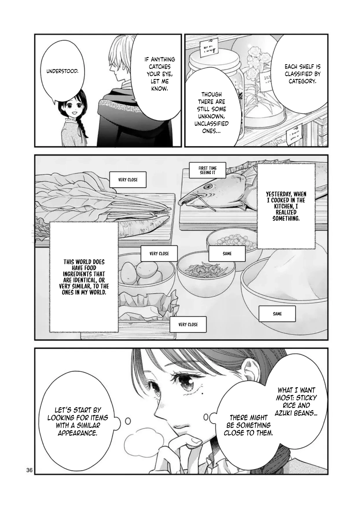 Got summoned to another world by accident, so I’ll just make Japanese sweets. Chapter 2 Page 36