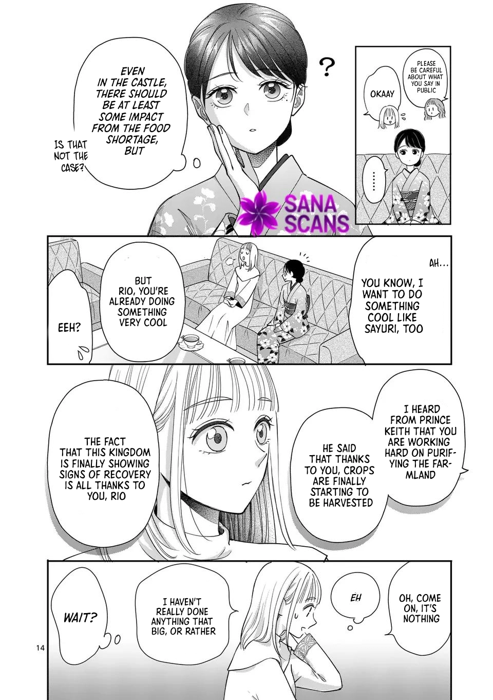 Got summoned to another world by accident, so I’ll just make Japanese sweets. Chapter 15 Page 14