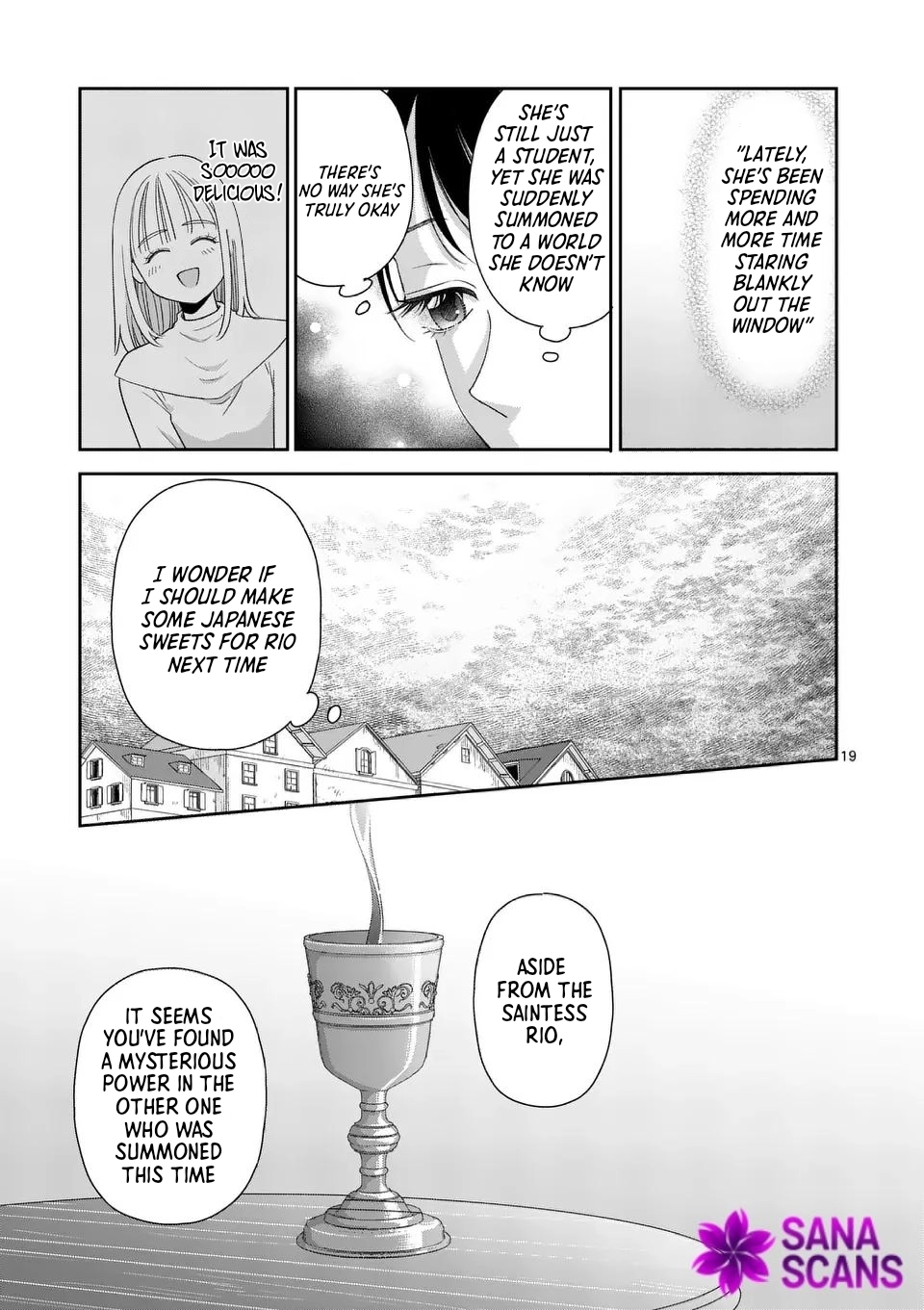 Got summoned to another world by accident, so I’ll just make Japanese sweets. Chapter 15 Page 19