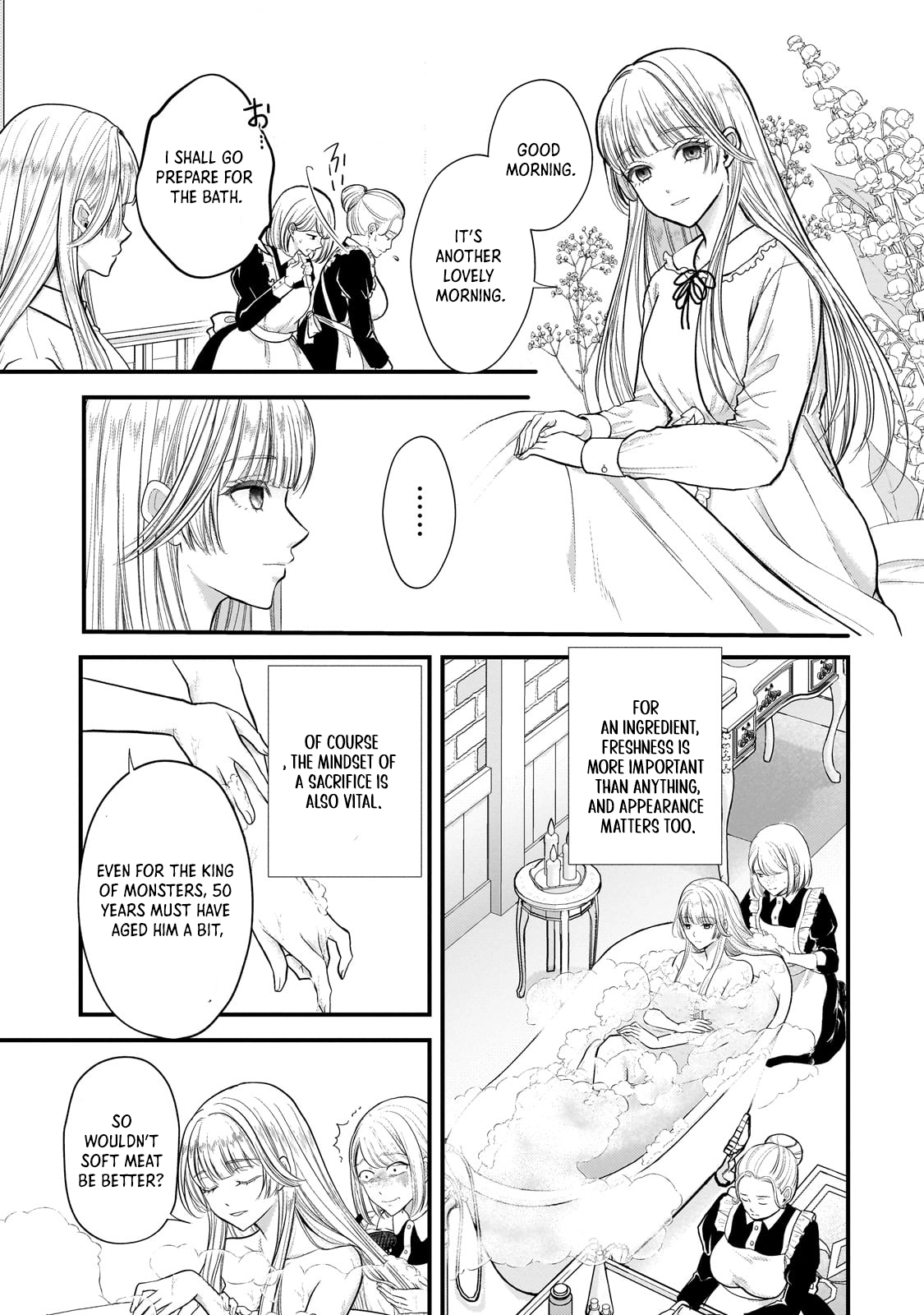 Happiness of the Sacrificial Princess — Bride of the Demon King Chapter 1 - . Page 7