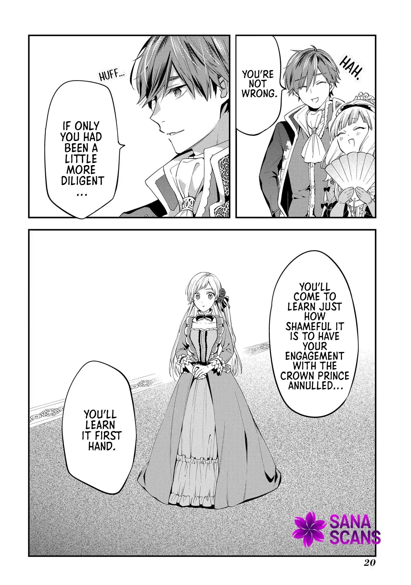 Having been cast aside by the Crown Prince, I shall no longer play the fool. Chapter 1 Page 19