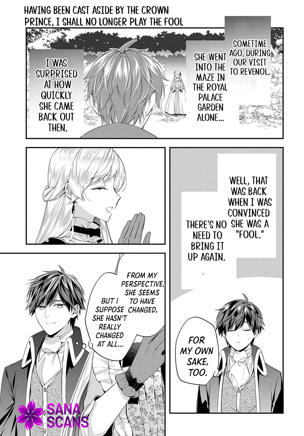 Having been cast aside by the Crown Prince, I shall no longer play the fool. Chapter 25 Page 27