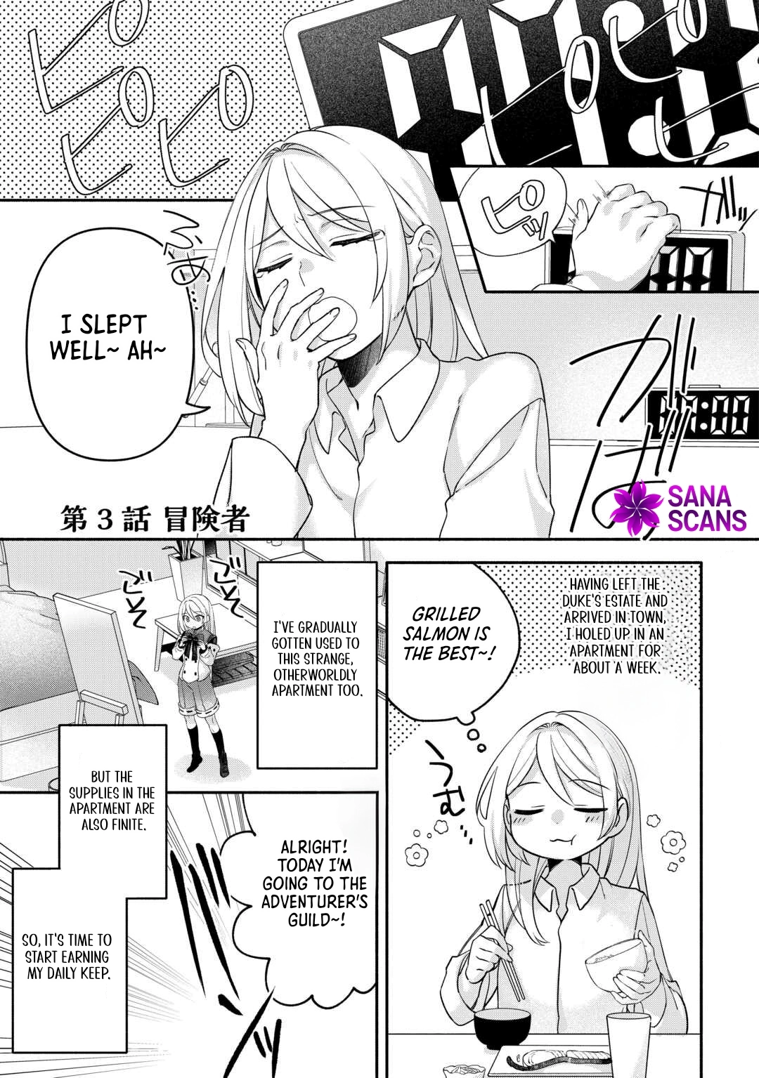 I Was Isekai’d With My Apartment—Now I’m a Scorned Noble Lady Living Free. Chapter 3 Page 1