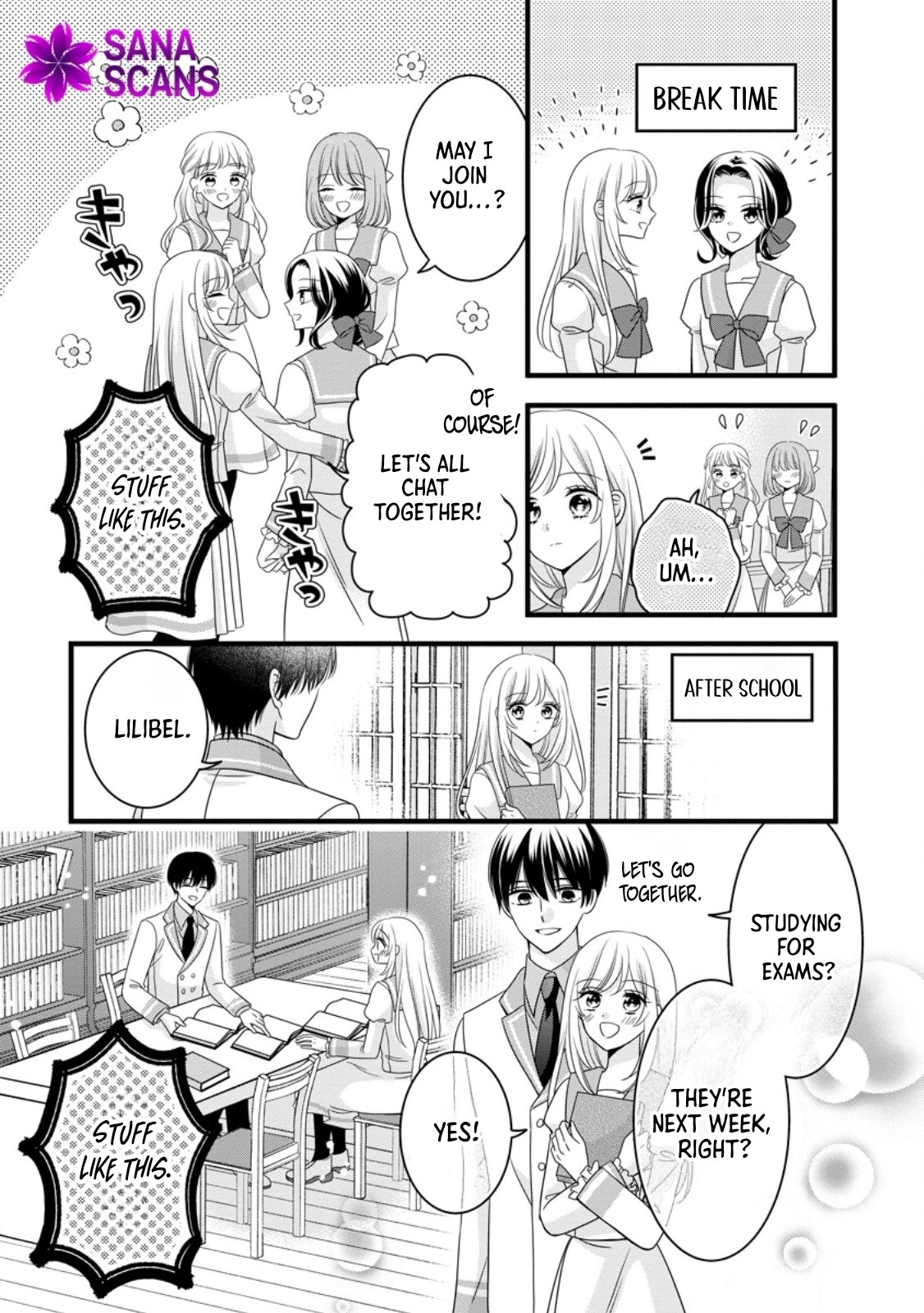 I’m Just a Background Character, Yet My Crush Whispers Love to Me! Chapter 7 Page 3