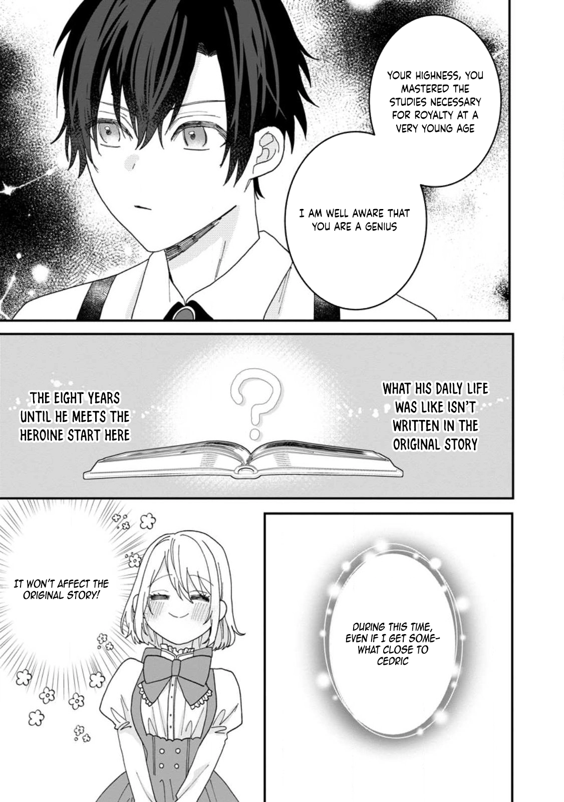 I’m Just a Background Tutor, but I’m Doted on by My Favorite, the Third Prince. Chapter 1 Page 9