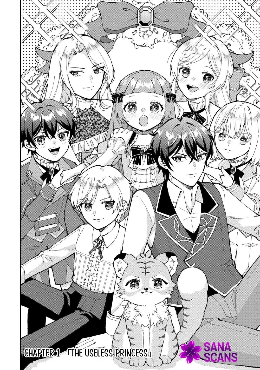 My Family Is Overpowered!  The Reincarnated Youngest Princess Saves the World While Being Spoiled Chapter 1 - . Page 4