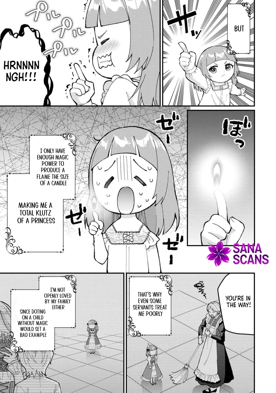 My Family Is Overpowered!  The Reincarnated Youngest Princess Saves the World While Being Spoiled Chapter 1 - . Page 15