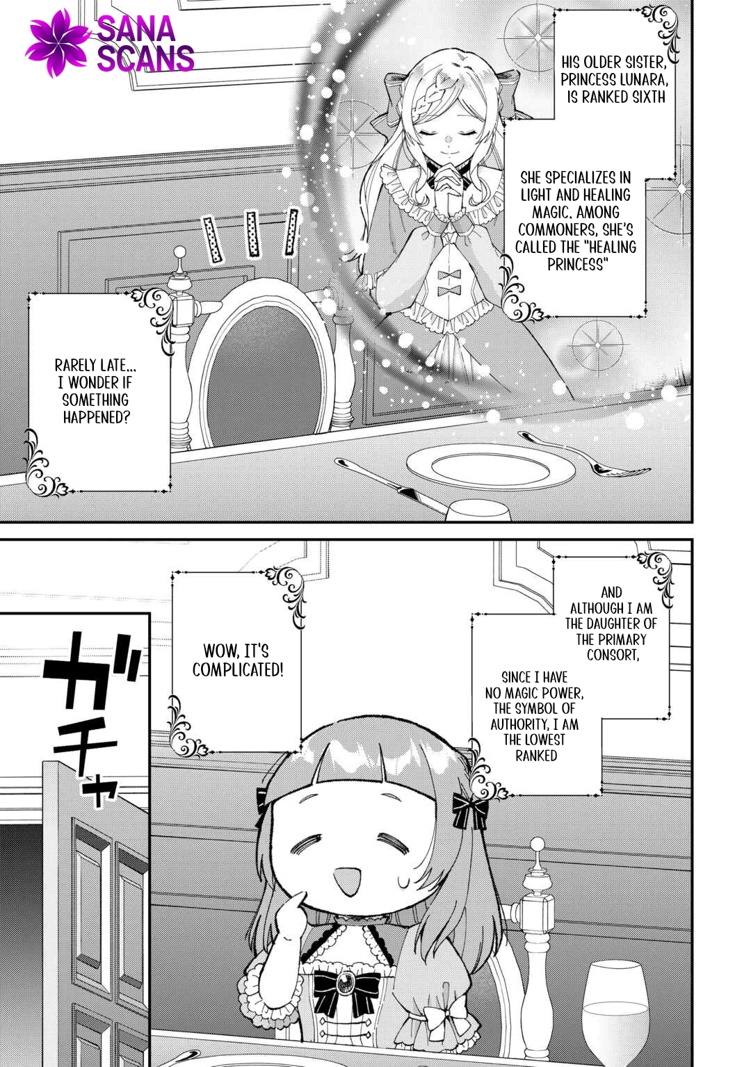 My Family Is Overpowered!  The Reincarnated Youngest Princess Saves the World While Being Spoiled Chapter 1 - . Page 27