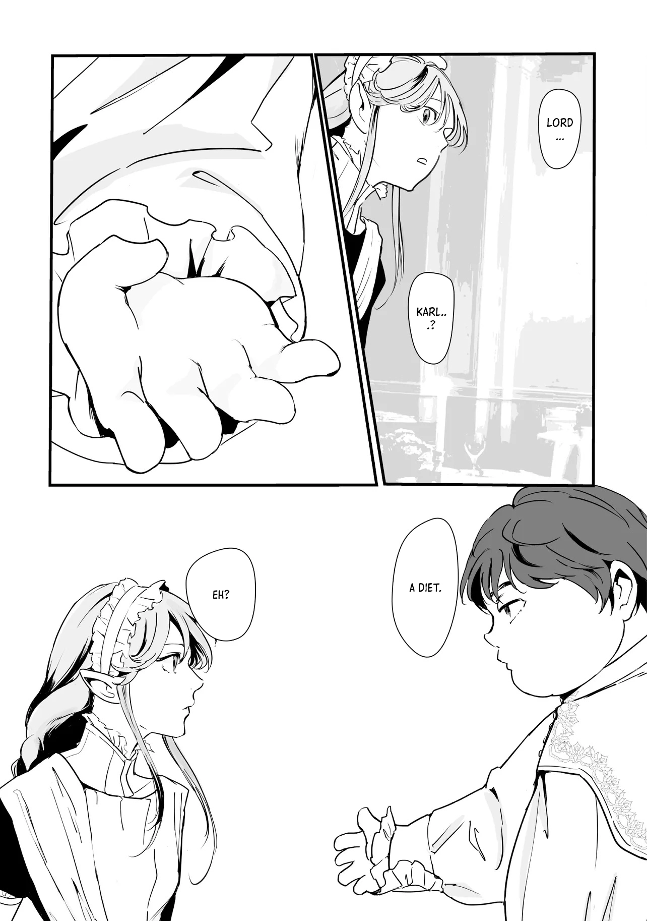 "Reborn as a Fat Villain Noble in an Eroge , Losing Weight and Avoiding Ruin for a Slow Life. Chapter 1 - . Page 23