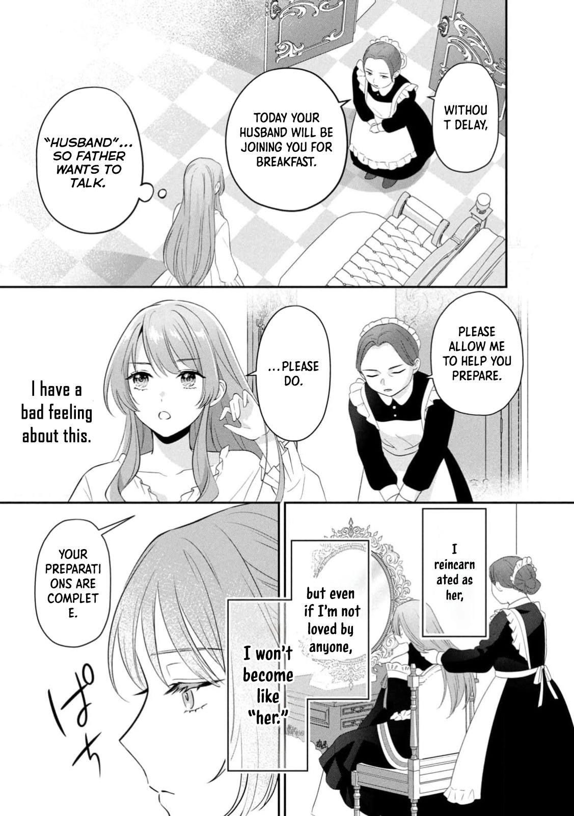Reincarnated as an Unloved Villainess, Now Overly Loved. Chapter 1 Page 15