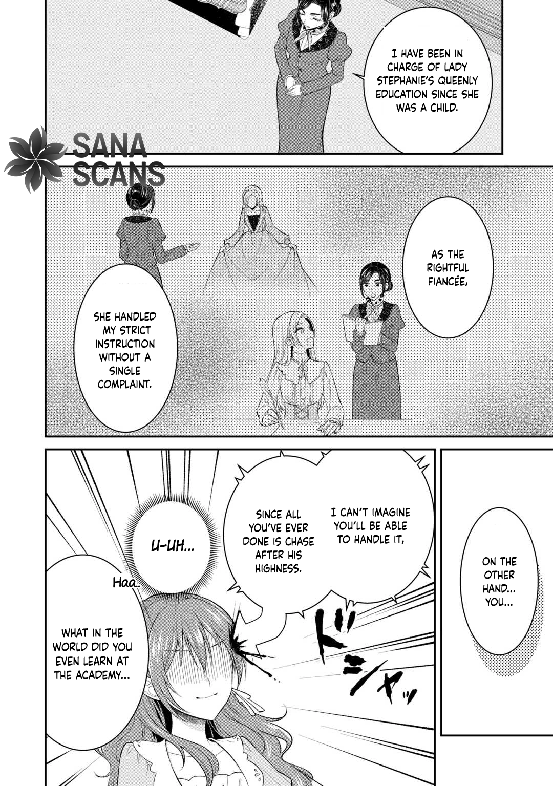 Reincarnated as the Prince’s Fiancée?! And Now Queen Training Begins! Chapter 2 Page 4