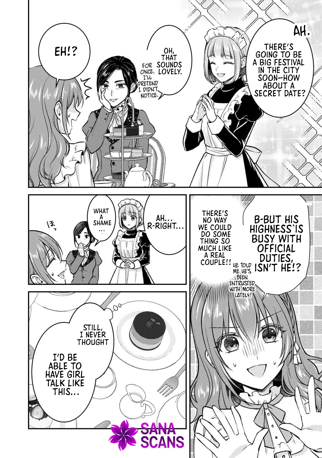 Reincarnated as the Prince’s Fiancée?! And Now Queen Training Begins! Chapter 9 - . Page 2