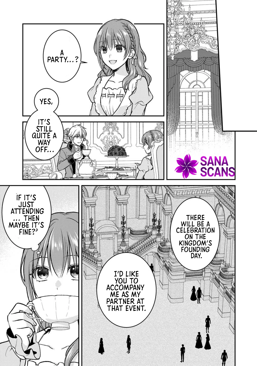 Reincarnated as the Prince’s Fiancée?! And Now Queen Training Begins! Chapter 9 - . Page 5