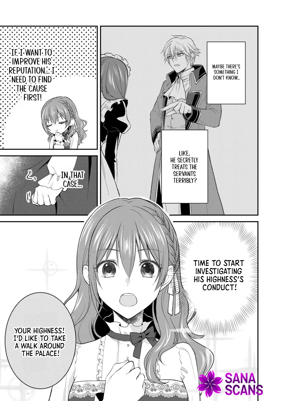 Reincarnated as the Prince’s Fiancée?! And Now Queen Training Begins! Chapter 3 Page 7