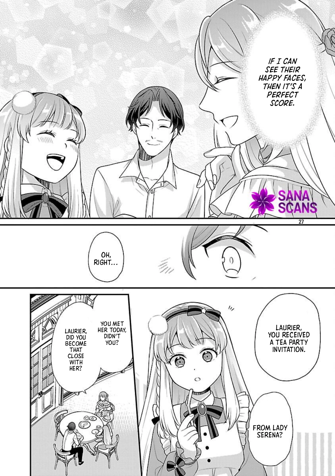 Reincarnated as the Villainess’s Dad — Time to Dote on My Family Chapter 3 - . Page 28