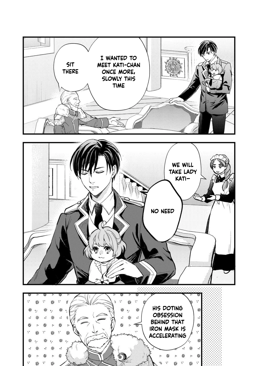 Reincarnated Baby Katy Is Doing Spy Work , and Seems to Be Dotingly Loved by Her Ruthless Father. Chapter 8 Page 12