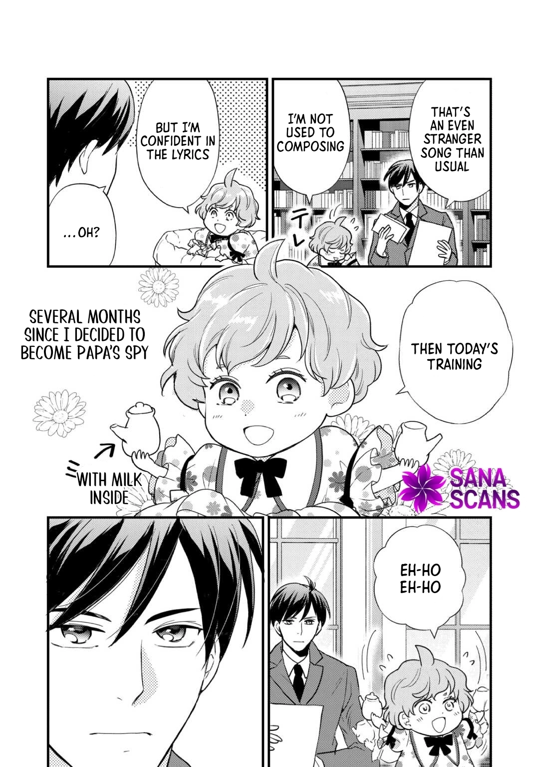 Reincarnated Baby Katy Is Doing Spy Work , and Seems to Be Dotingly Loved by Her Ruthless Father. Chapter 4 Page 2