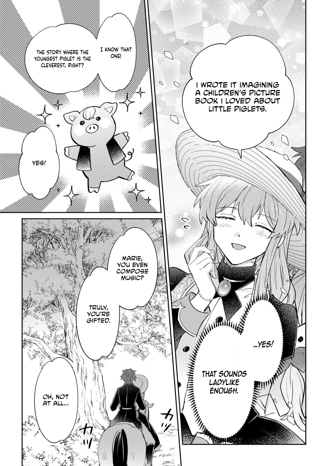 Since I was born a noble lady, I want to live my long-desired lazy NEET life. Chapter 3 Page 23