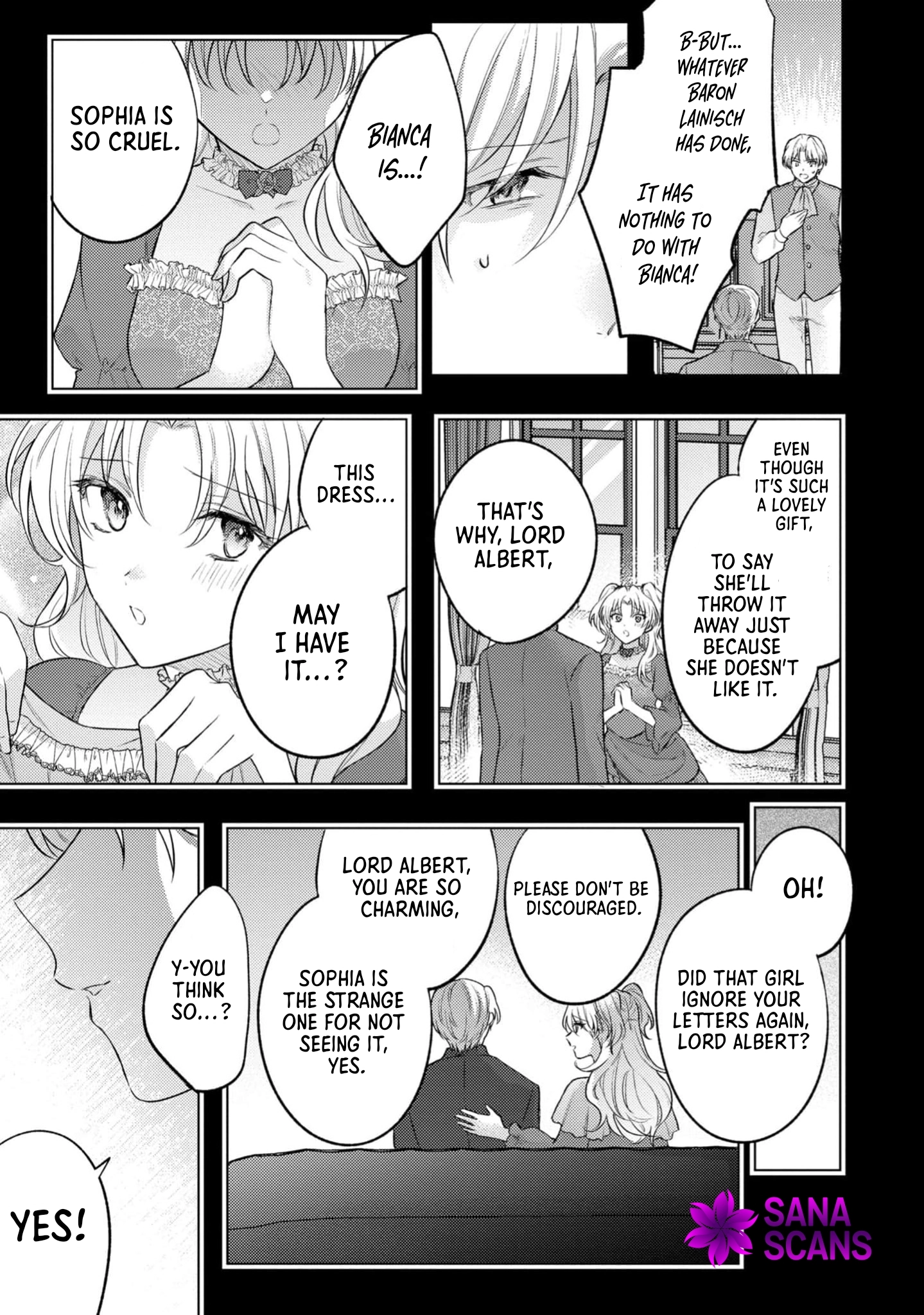 Suterare Danshaku Reijou wa Kuro Kishi-sama no Okiniiri Chapter 19 Page 4