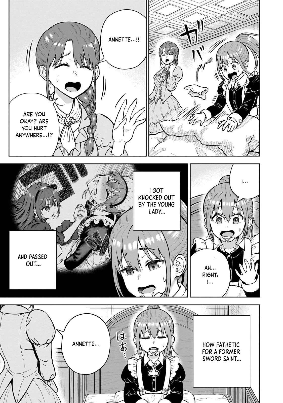 Sword Saint Reborn as a Maid, Ruling with a Broom. Chapter 2 Page 7