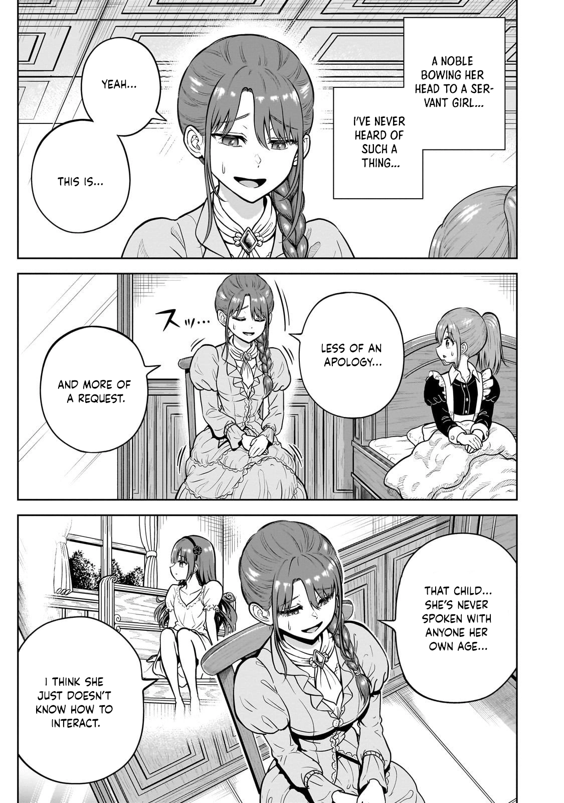 Sword Saint Reborn as a Maid, Ruling with a Broom. Chapter 2 Page 9