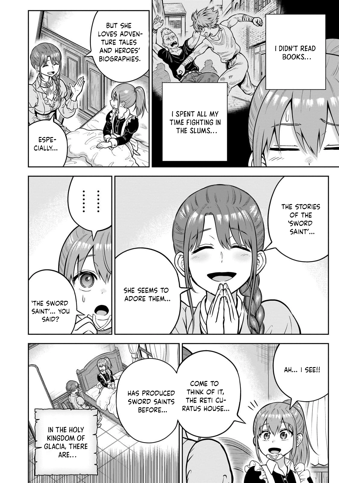 Sword Saint Reborn as a Maid, Ruling with a Broom. Chapter 2 Page 12