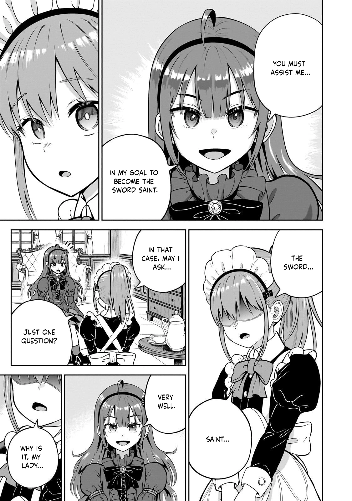 Sword Saint Reborn as a Maid, Ruling with a Broom. Chapter 2 Page 21