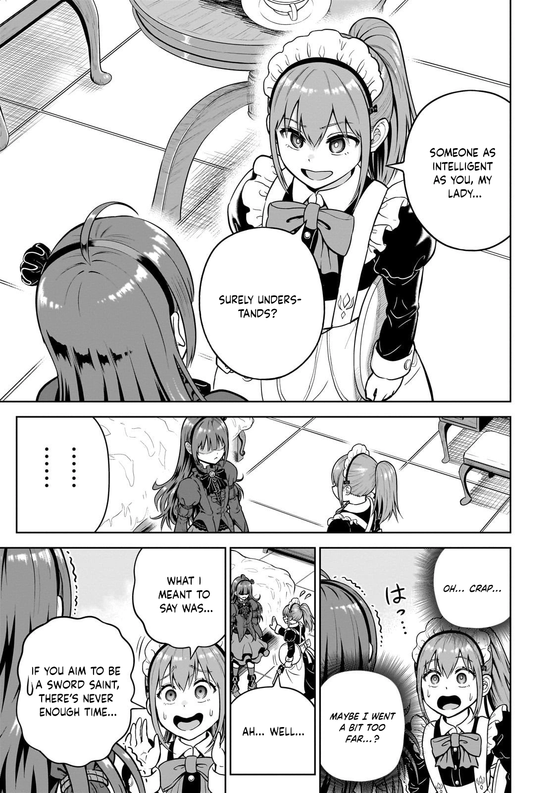 Sword Saint Reborn as a Maid, Ruling with a Broom. Chapter 2 Page 27