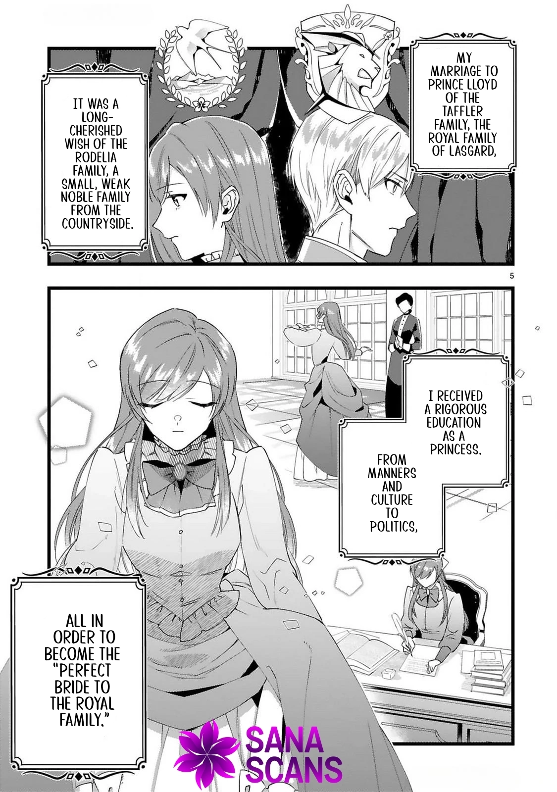 The 24-Point Reject Becomes the Perfect Bride of a Neighboring Prince Chapter 1 Page 6
