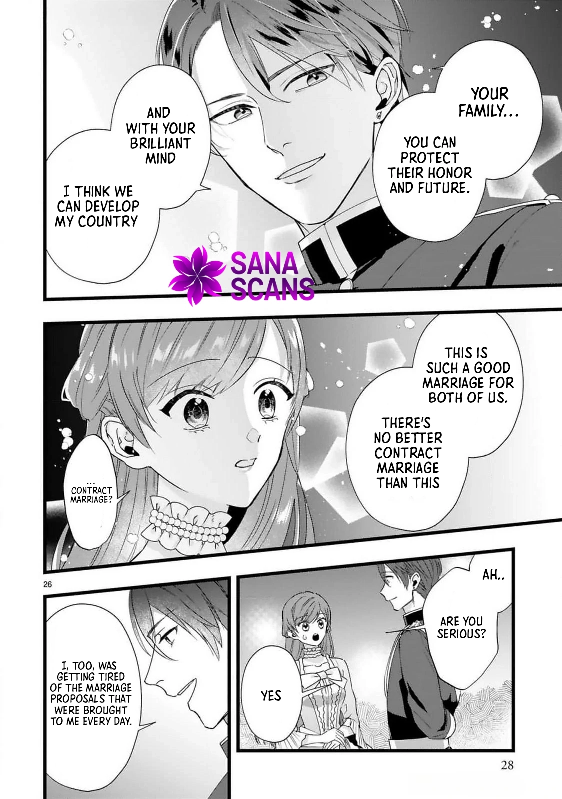 The 24-Point Reject Becomes the Perfect Bride of a Neighboring Prince Chapter 1 Page 27