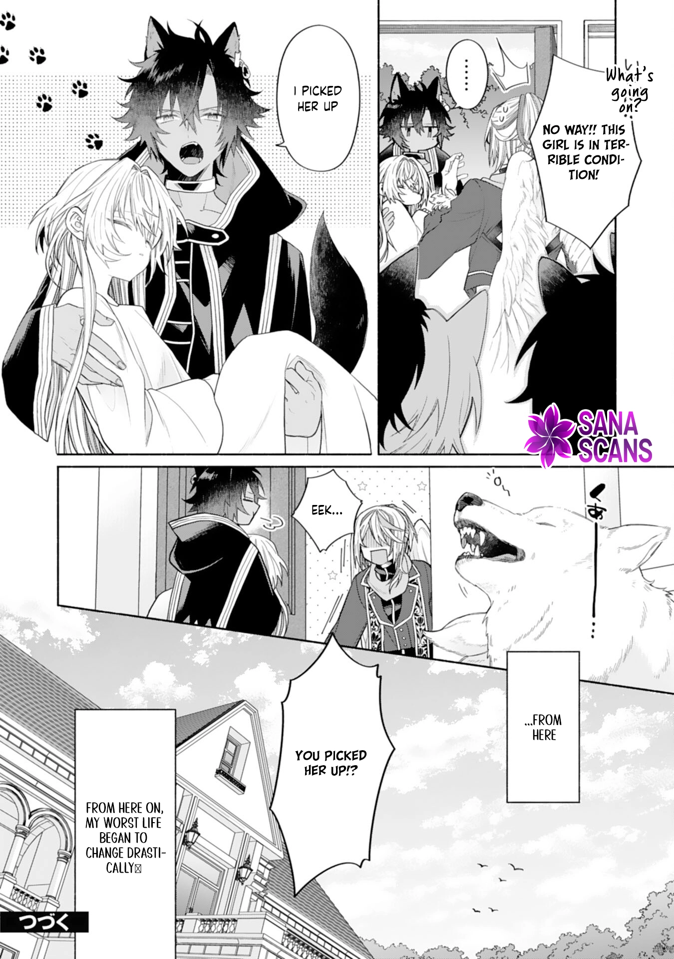 The Abandoned Girl Is the Strongest Saintess — Loved by a Fluffy Family Chapter 1 - . Page 34