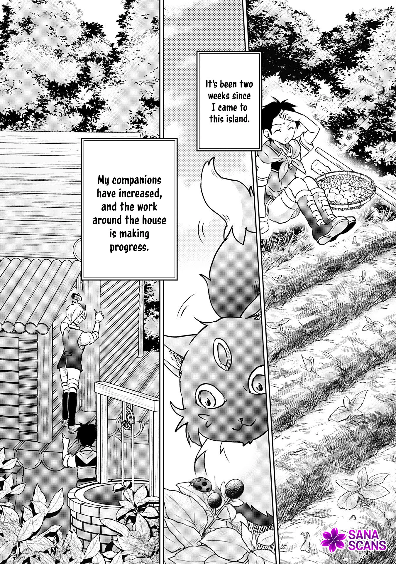 The Abandoned Noble’s Deserted Island Slow Life with Fluffy Creatures Chapter 3 Page 2